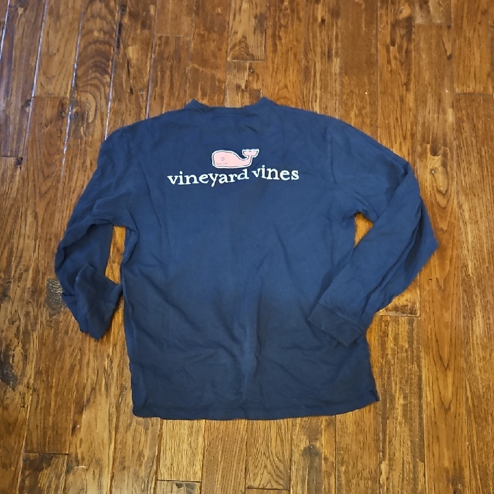 Vineyard Vines Classic Blue Long Sleeve Tee